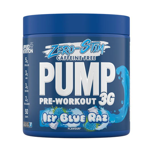 Applied Nutrition Pump 3g Zero 375g - Icy Blue Raz product packaging