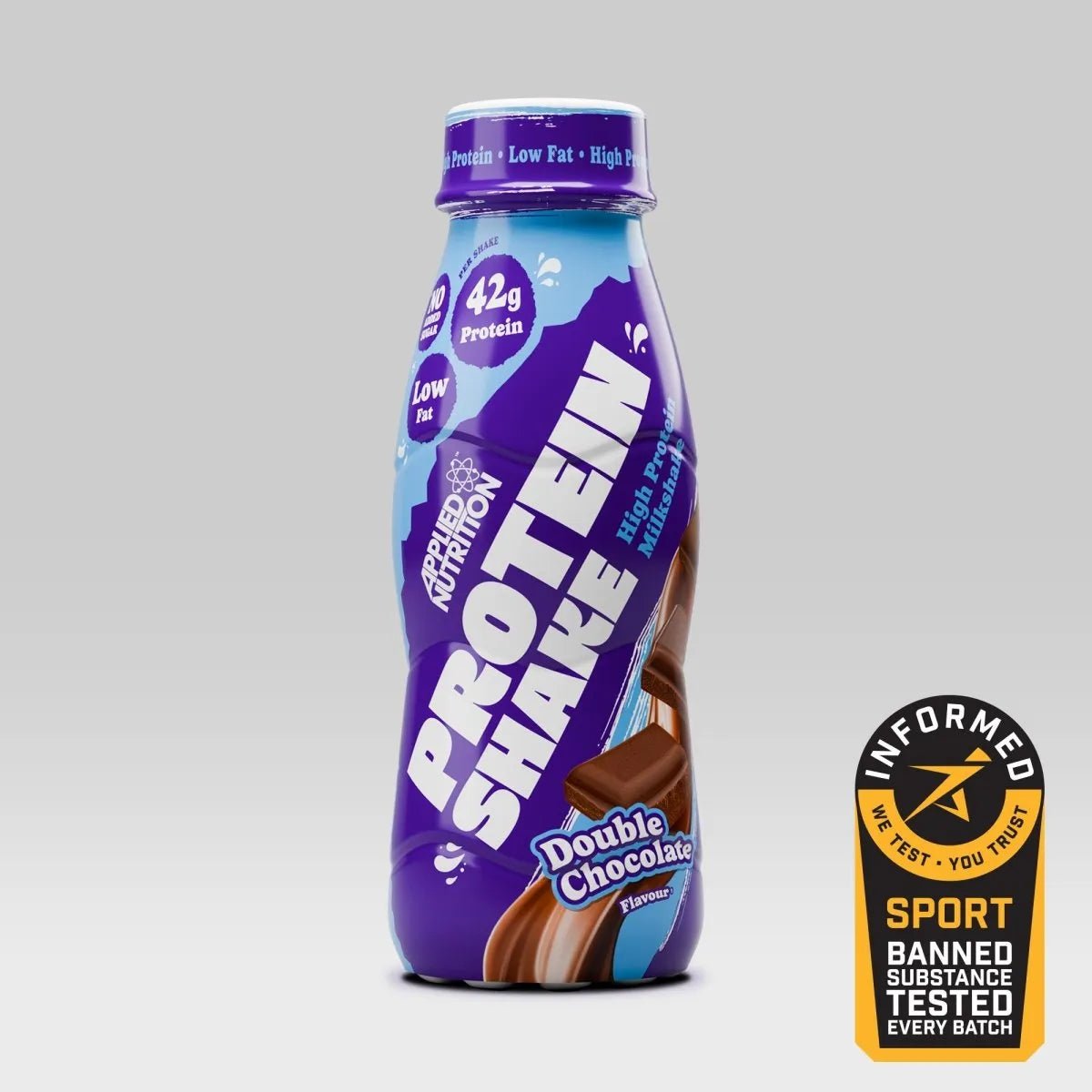 Applied Nutrition High Protein Shake 8x500ml — Double Chocolate — product front