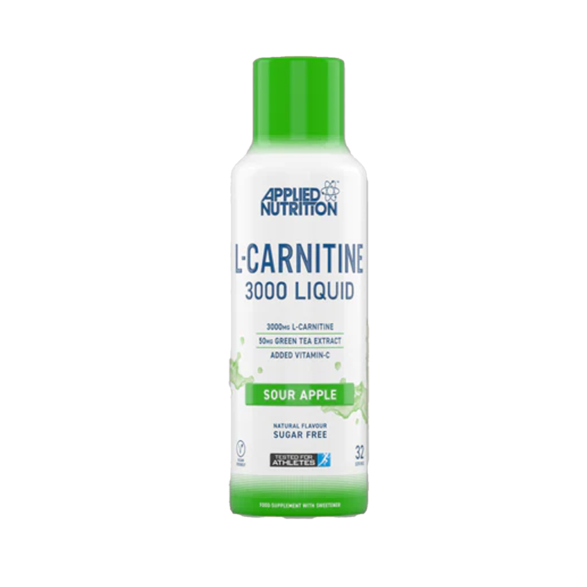 Applied Nutrition L-Carnitine 3000 480ml - Sour Apple product packaging