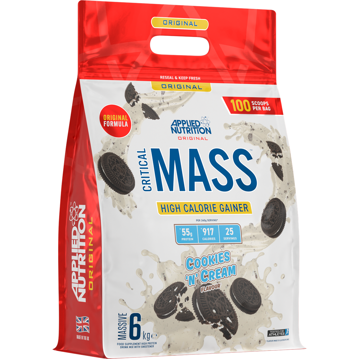 Applied Nutrition Critical Mass Original 6kg - Cookies & Cream product packaging