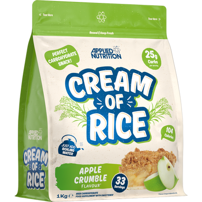 Applied Nutrition Cream Of Rice 1kg - Apple Crumble product packaging