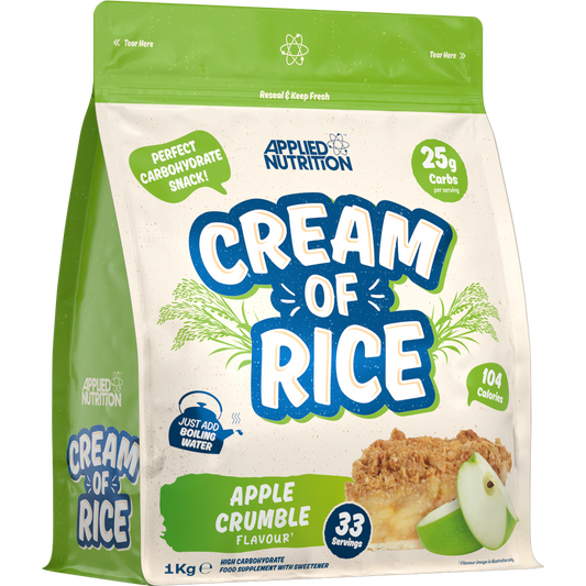 Applied Nutrition Cream Of Rice 1kg - Apple Crumble product packaging