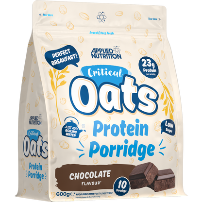 Applied Nutrition Critical Oats 600g - Chocolate product packaging