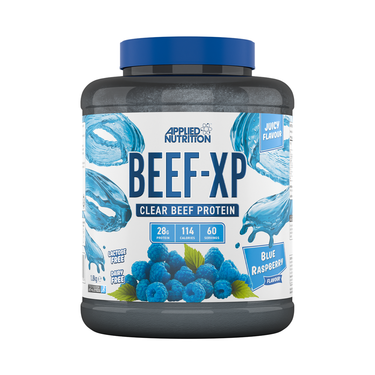 Applied Nutrition Beef XP 1.8kg - Blackcurrant Millions product packaging