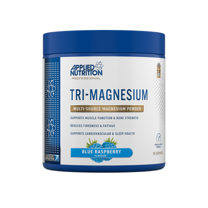 Applied Nutrition Tri-Magnesium Powder 200g - Blue Raspberry product packaging