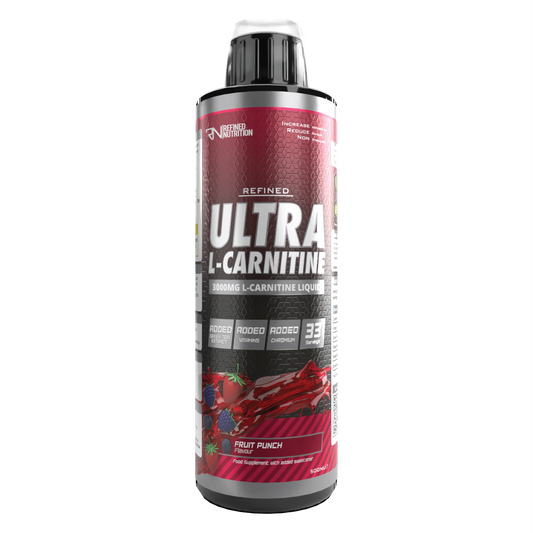 Refined Nutrition Ultra L-Carnitine 500ml Fruit Punch packshot
