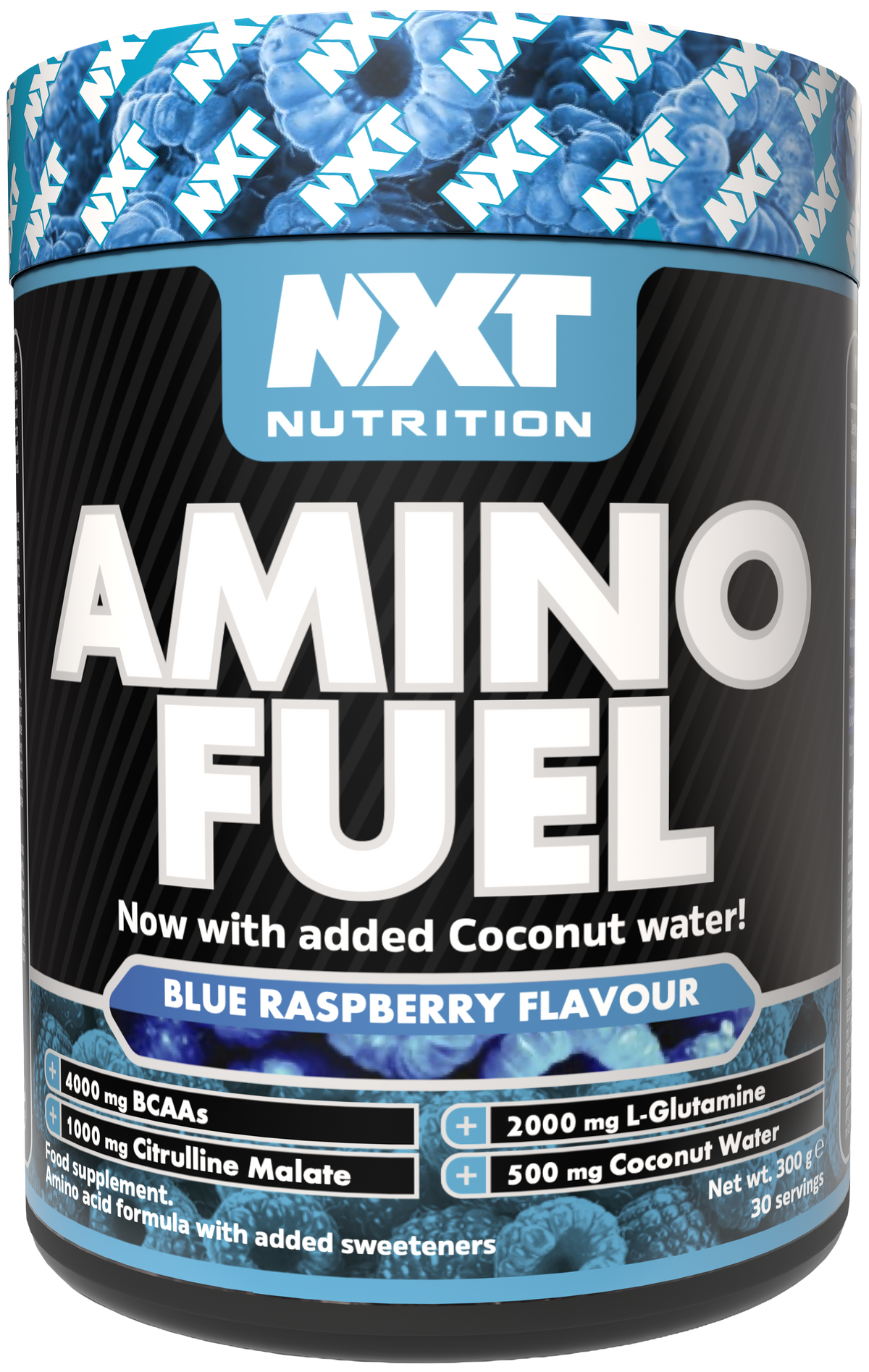 NXT Nutrition Amino Fuel 300g Blue Raspberry packshot