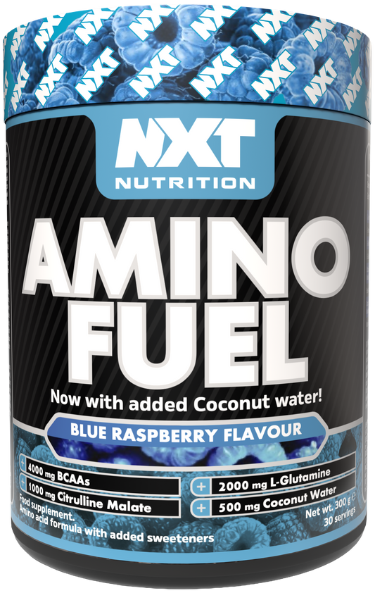 NXT Nutrition Amino Fuel 300g Blue Raspberry packshot