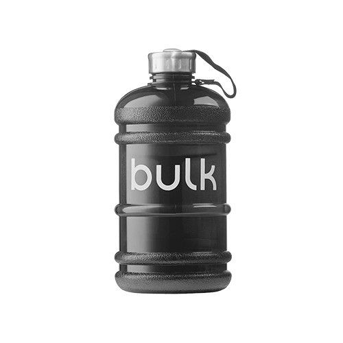 Bulk Half Gallon Water Bottle 2200ml Gunmetal Black packshot