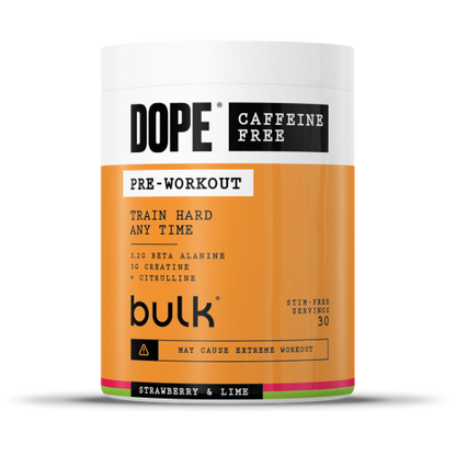 Bulk Dope Pre Workout Caffeine Free 510g