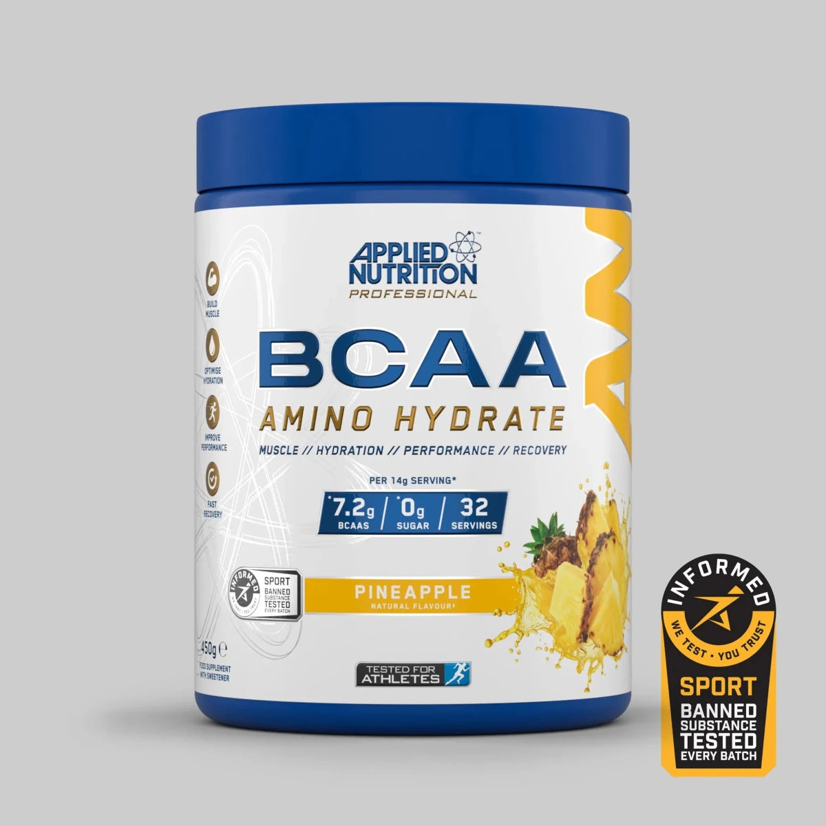 Applied Nutrition BCAA Amino-Hydrate 450g — Pineapple