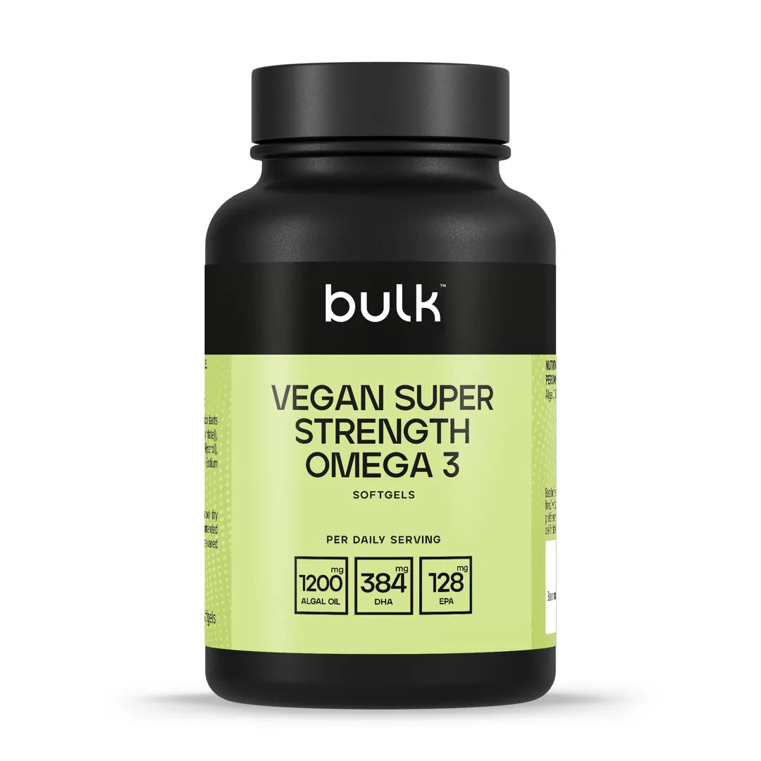 Bulk Vegan Super Strength Omega 3 60 Softgels — BLK098