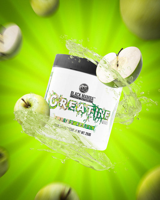 Black Mamba Flavoured Creatine 250g Fresh Apple
