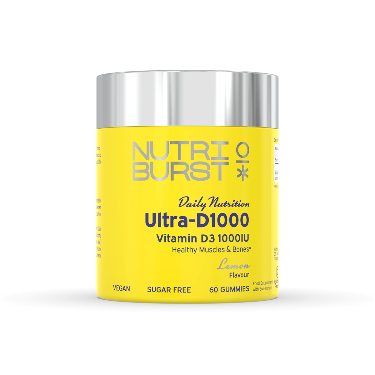 Nutriburst Ultra-D3 1000 IU 60 Gummies — BUR019