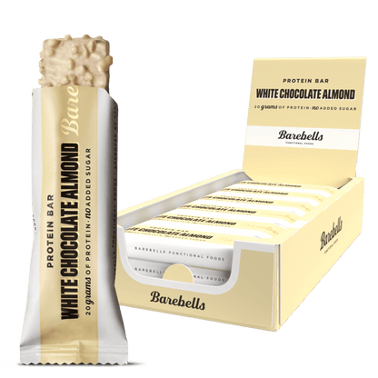 Barebells Protein Bar 12x55g White Chocolate Almond box