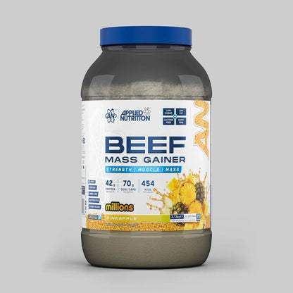 Applied Nutrition Beef Mass Gainer 3.13kg Pineapple Millions packshot