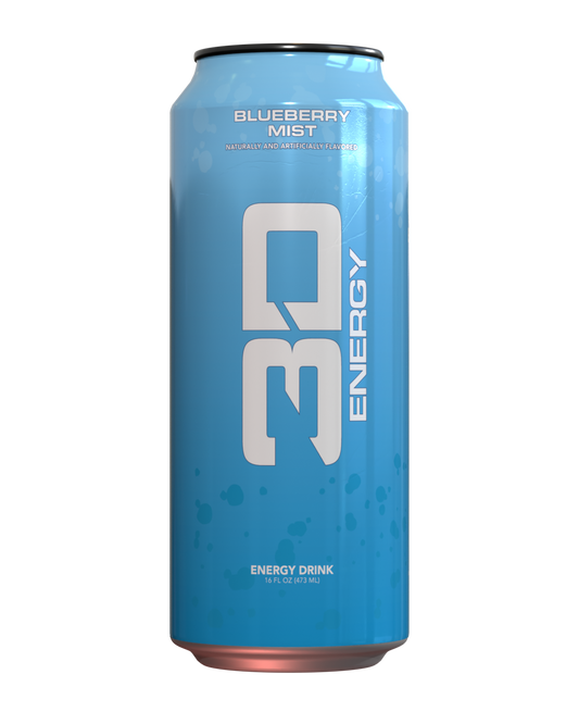 3D Energy Blueberry Mist 16 fl oz 473 ml can