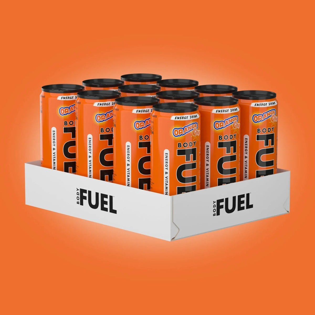 Applied Nutrition Body Fuel Energy Can 12x330ml — Orange