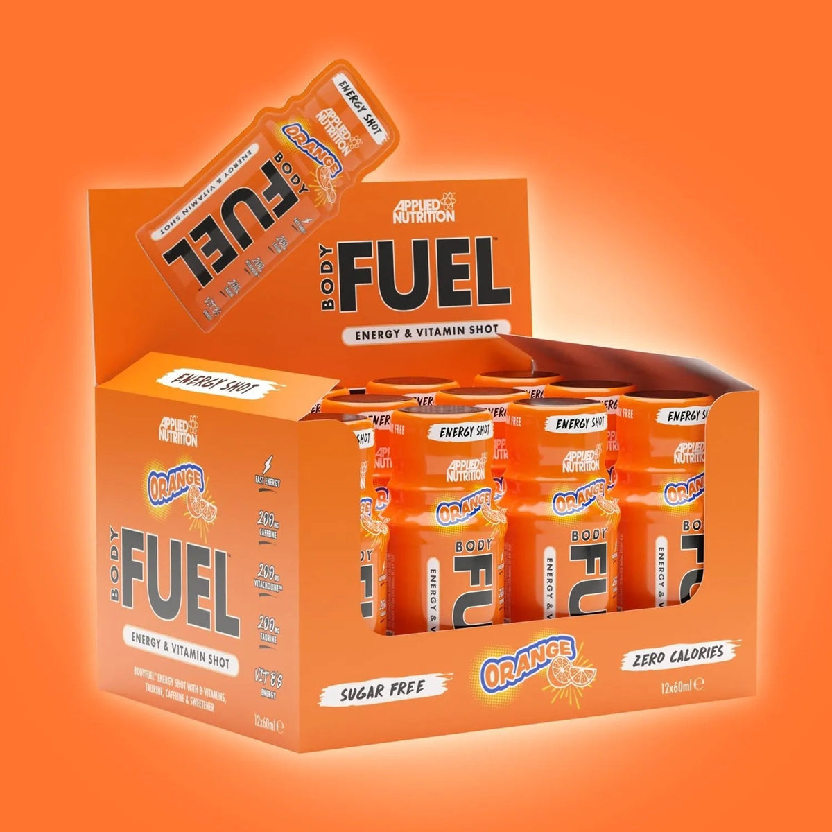 Applied Nutrition Body Fuel Energy Shots 12x60ml — Orange
