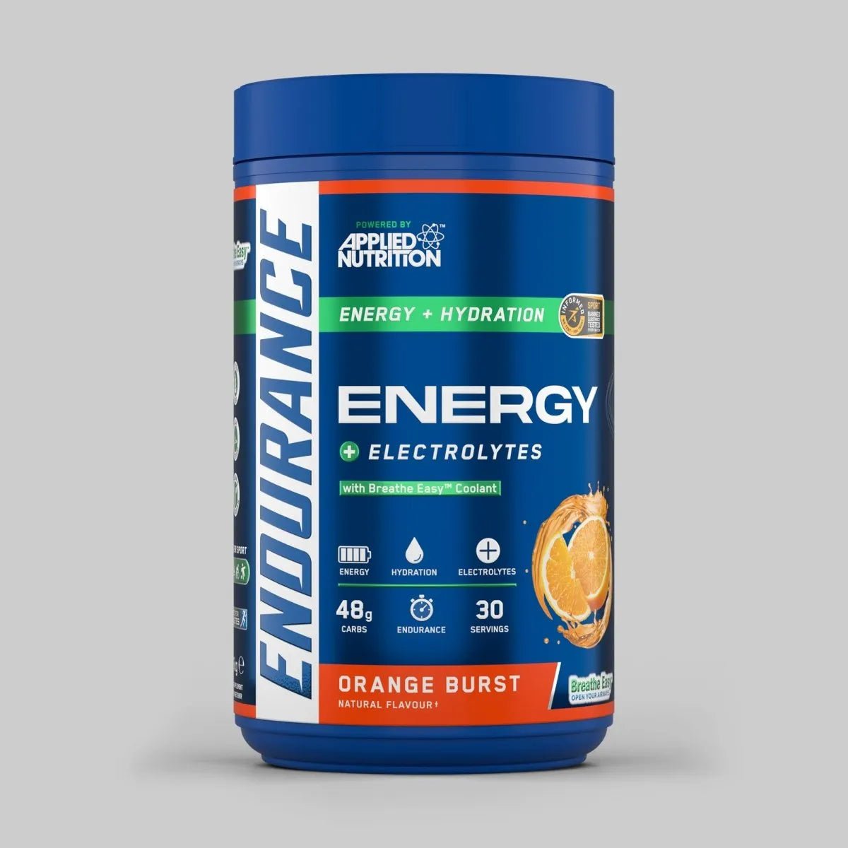 Applied Nutrition Endurance Carb & Electrolyte Energy (Breathe) 1.5kg — Orange Burst