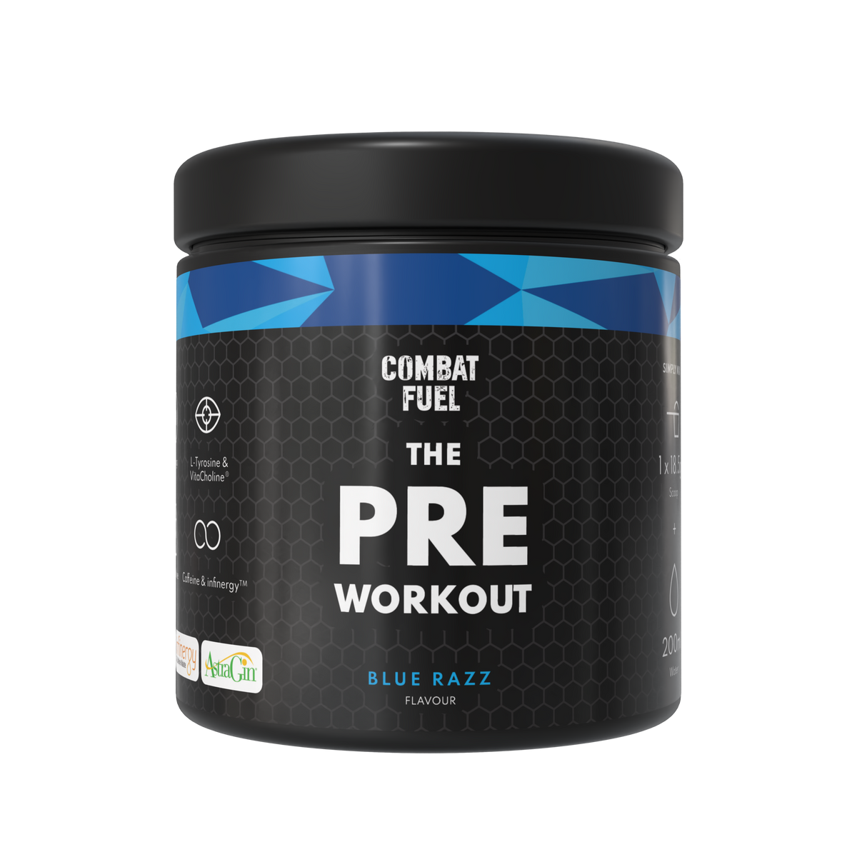 Combat Fuel The Pre-Workout 350g - Blue Razz