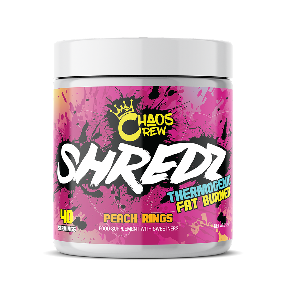 Chaos Crew Shredz 240g - Peach Rings product packaging