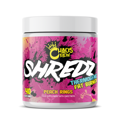 Chaos Crew Shredz 240g - Peach Rings product packaging