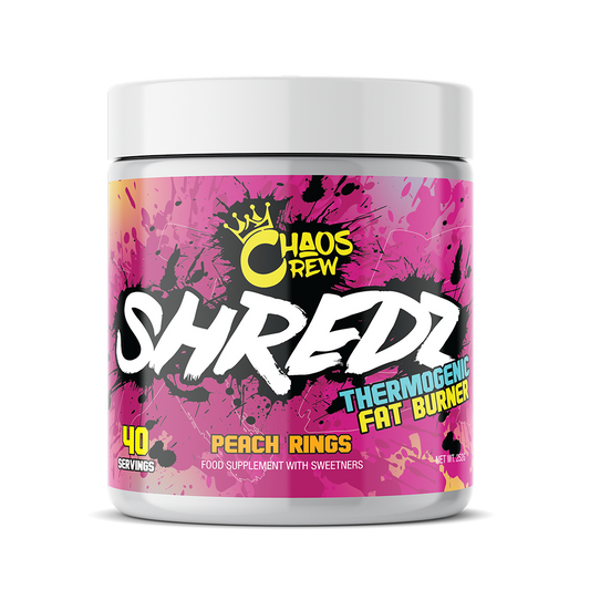 Chaos Crew Shredz 240g - Peach Rings product packaging