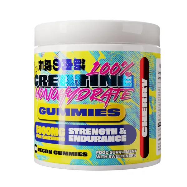 Chaos Crew Creatine Gummies 120Softgels - Blueberry product packaging