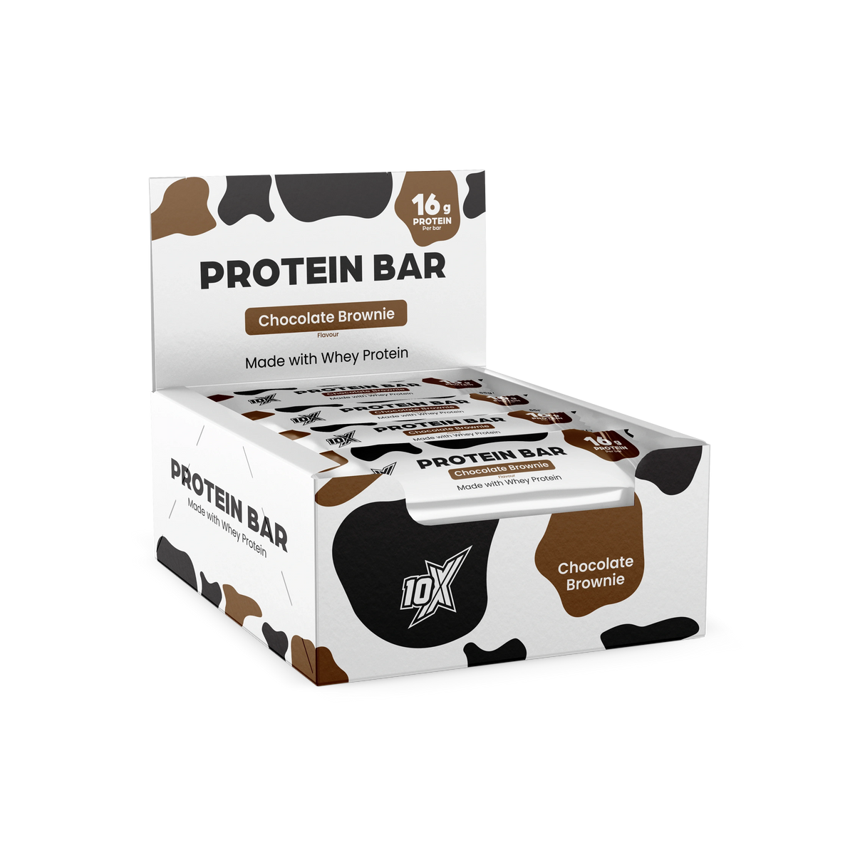 10X Athletic Protein Bar 12x55g Chocolate Brownie box