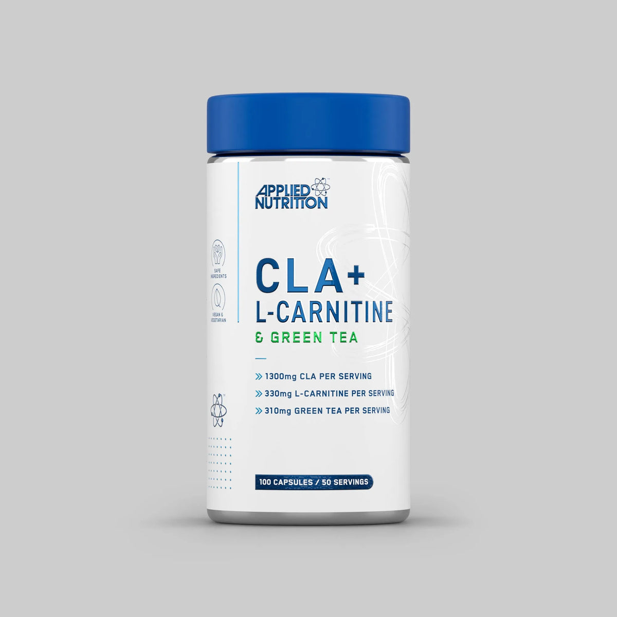 Applied Nutrition CLA + L-Carnitine & Green Tea 100 Veg Caps packshot