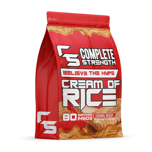 Complete Strength Cream Of Rice 2kg Caramel Biscuit packshot