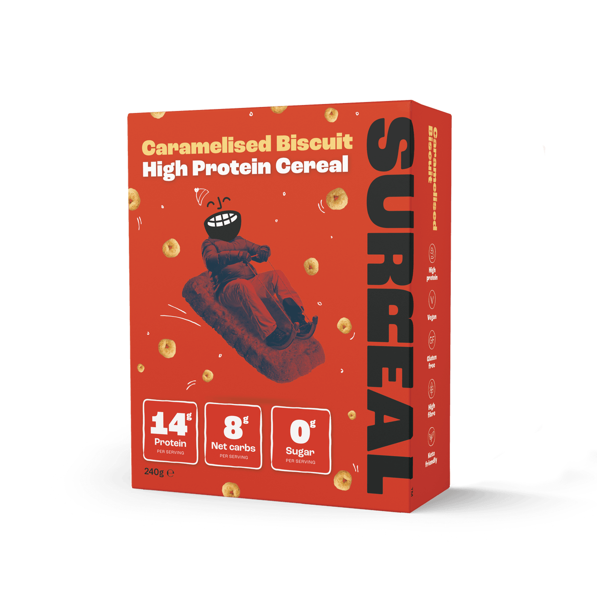 SURREAL Protein Cereal 240g - Caramelised Biscuit