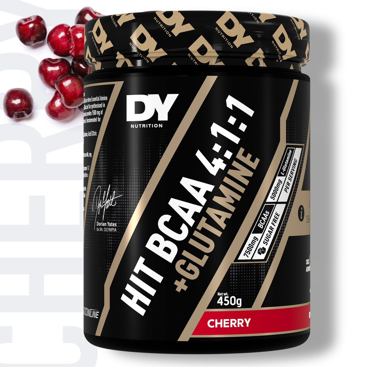 DY Nutrition Hit BCAA 4:1:1 + Glutamine 450g — Cherry