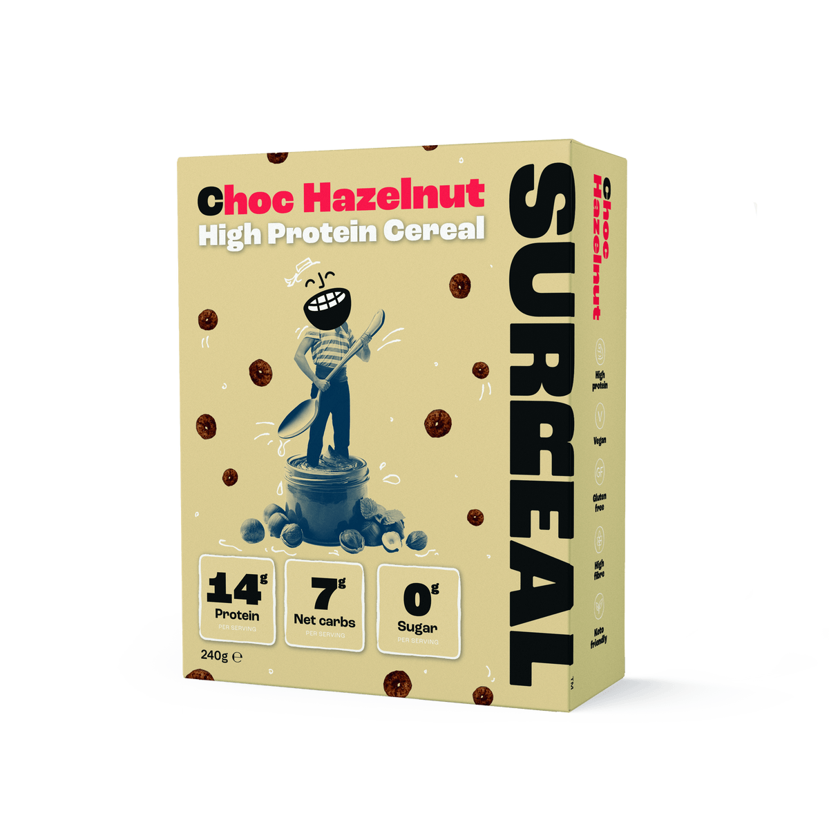 SURREAL Protein Cereal 240g - Choc Hazelnut
