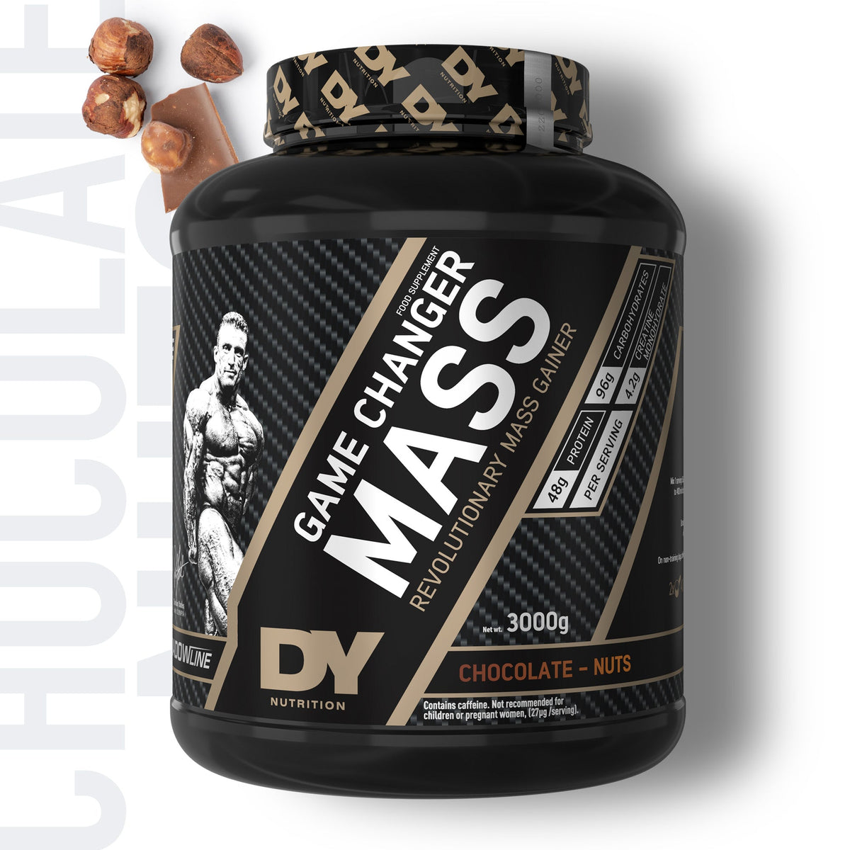 DY Nutrition Game Changer Mass Gainer 3kg — Chocolate Nuts