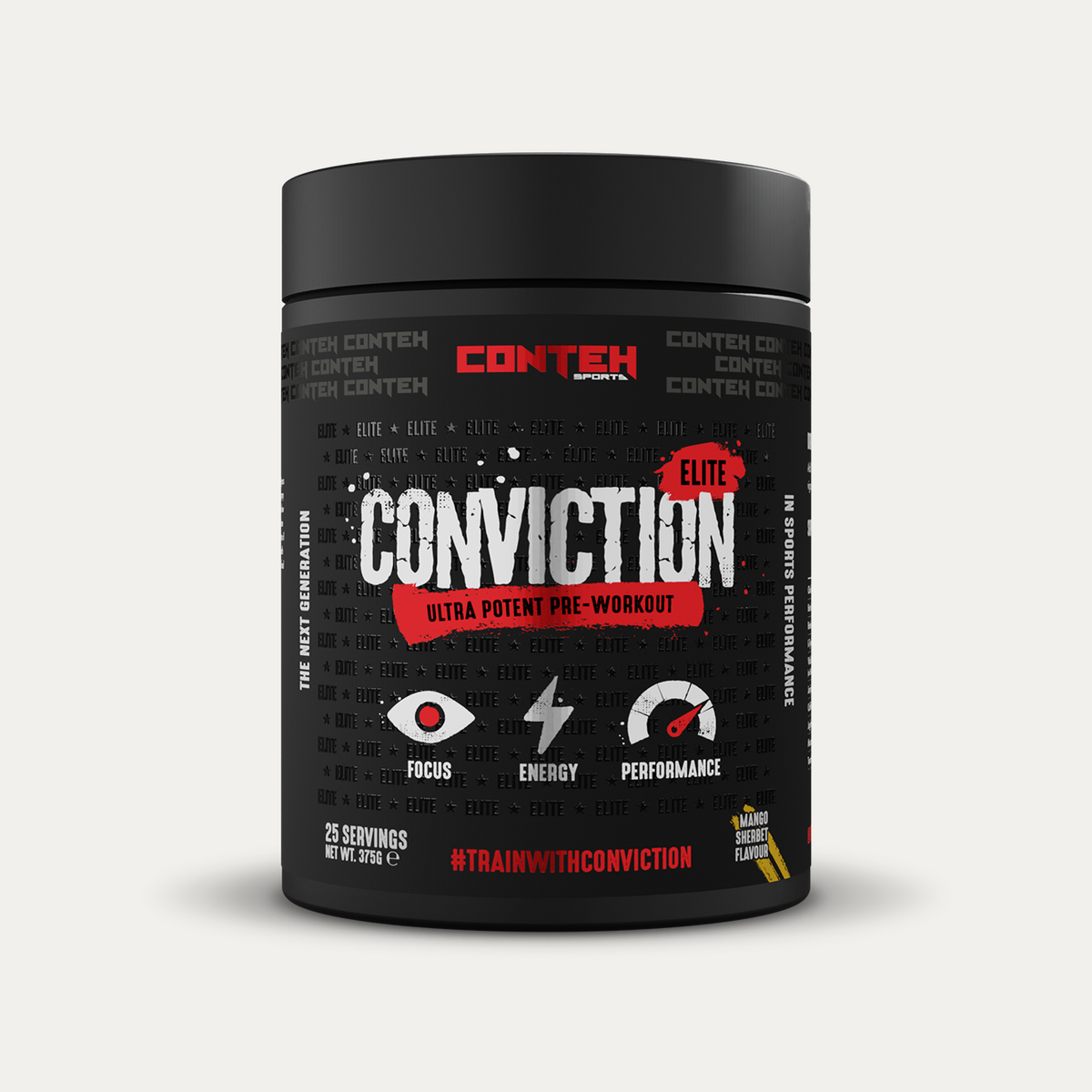 Conteh Sports Conviction Elite 375g - Mango Sherbet