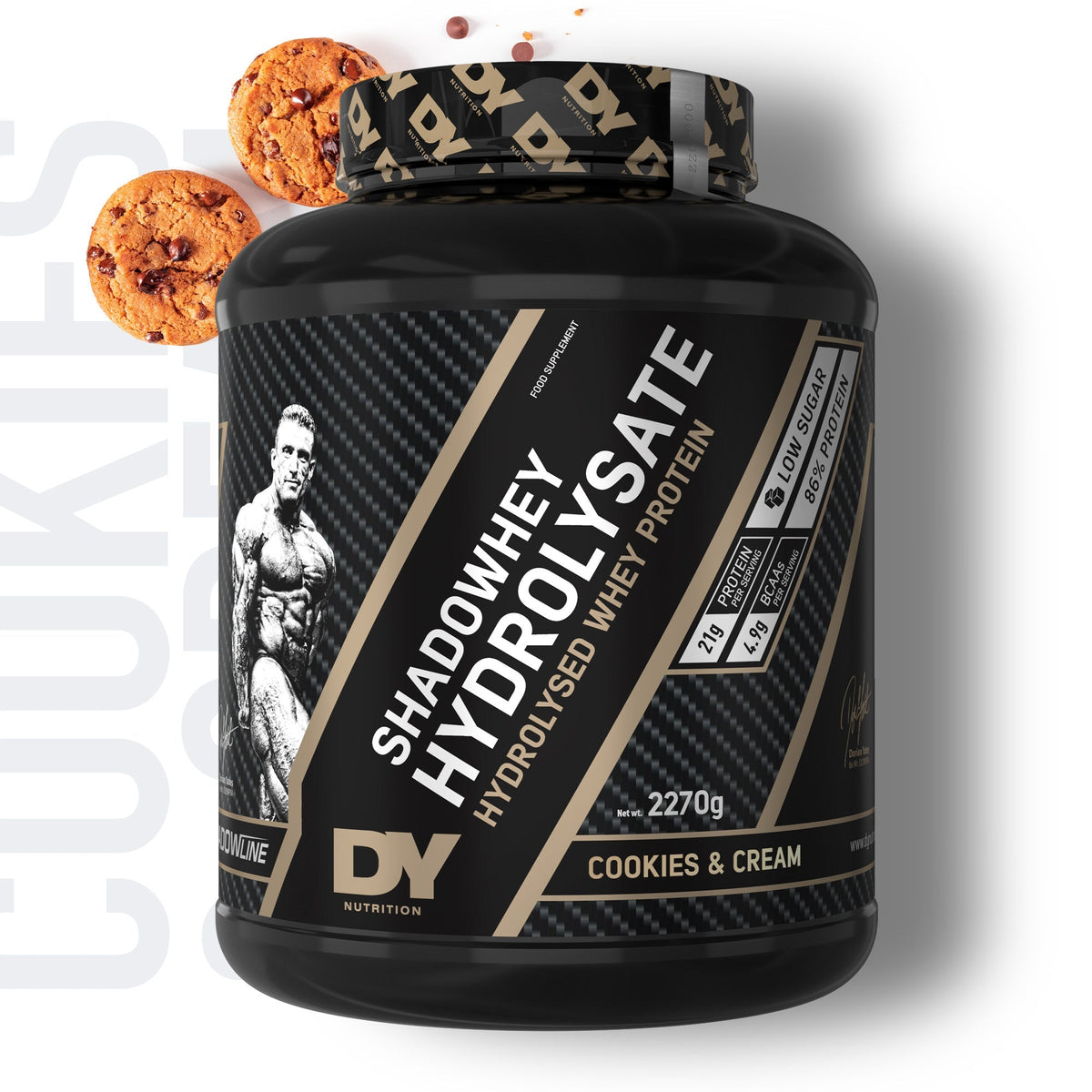 DY Nutrition Shadowhey Hydrolyzed 2.270kg — Cookie & Cream