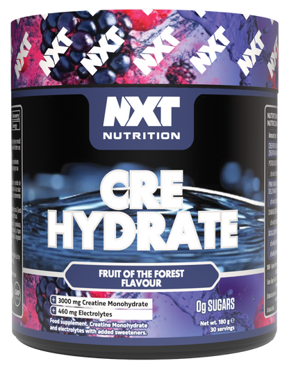 NXT Nutrition CRE Hydrate 180g Fruits of the Forest packshot