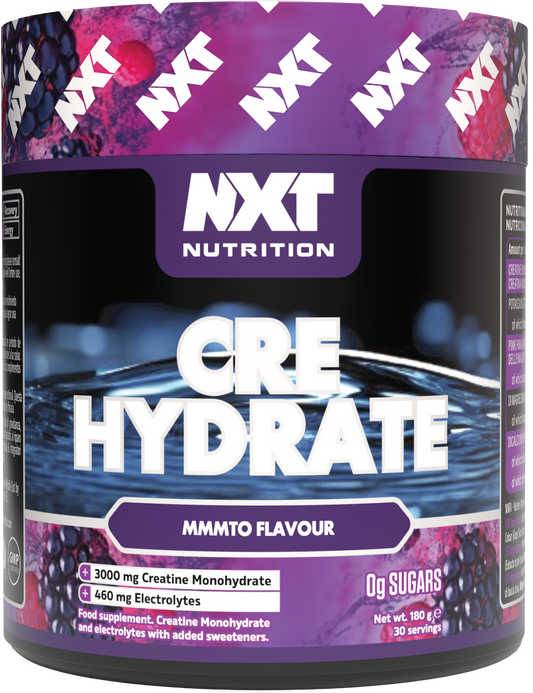 NXT Nutrition CRE Hydrate 180g Mmmto packshot