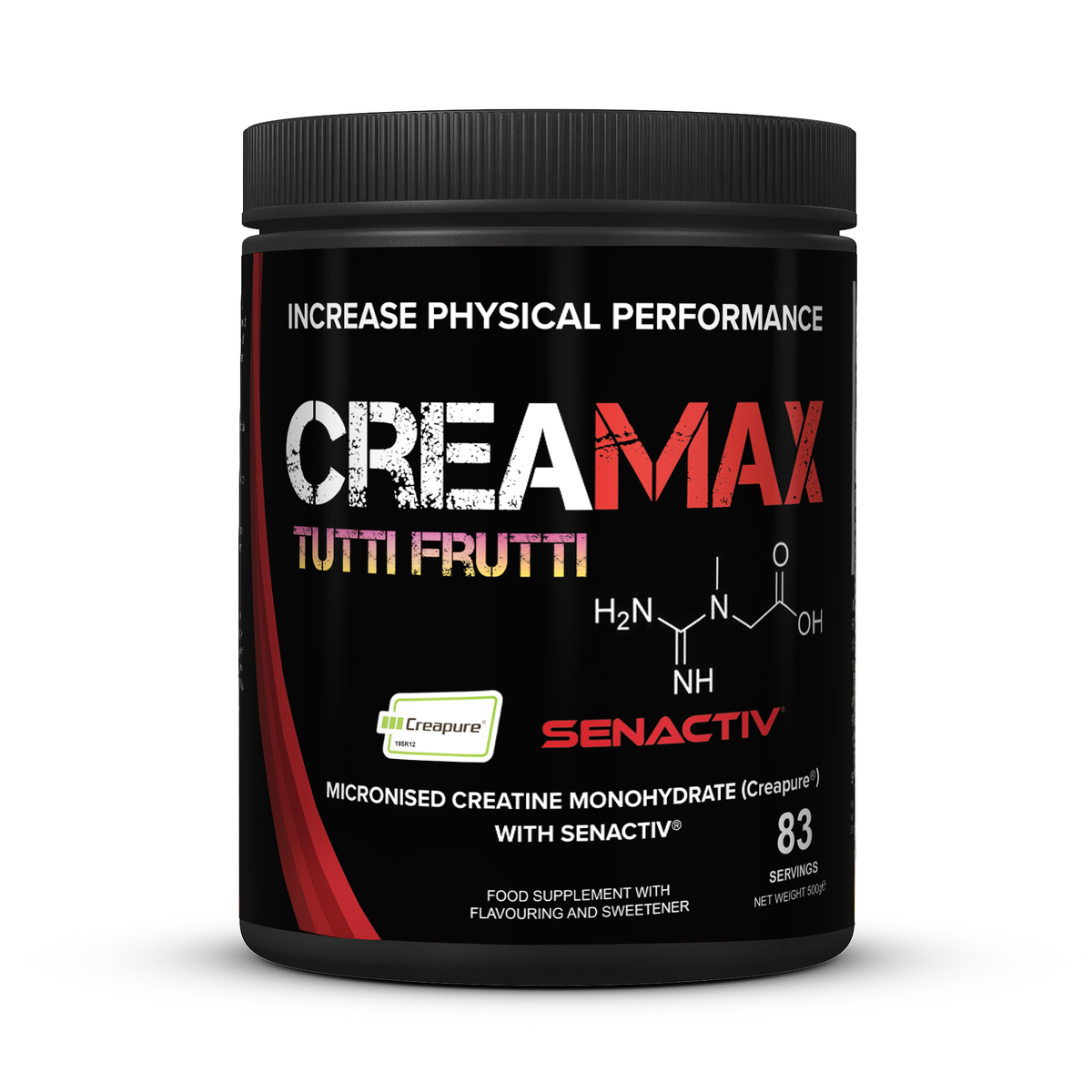 Strom Sports Creamax 460g - Tutti Frutti product packaging