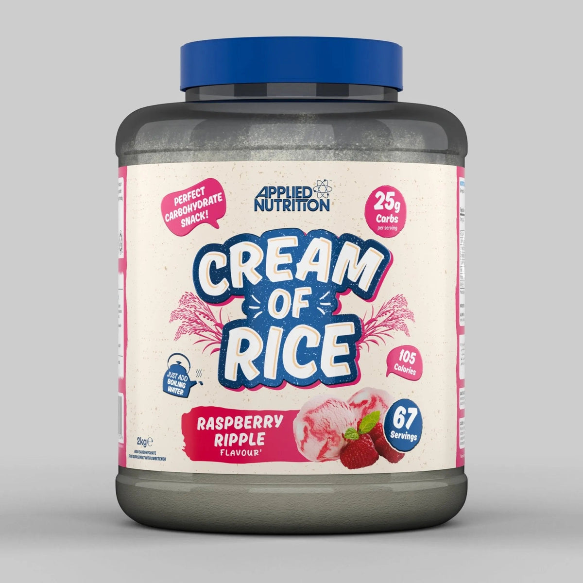 Applied Nutrition Cream Of Rice 2kg — Raspberry Ripple