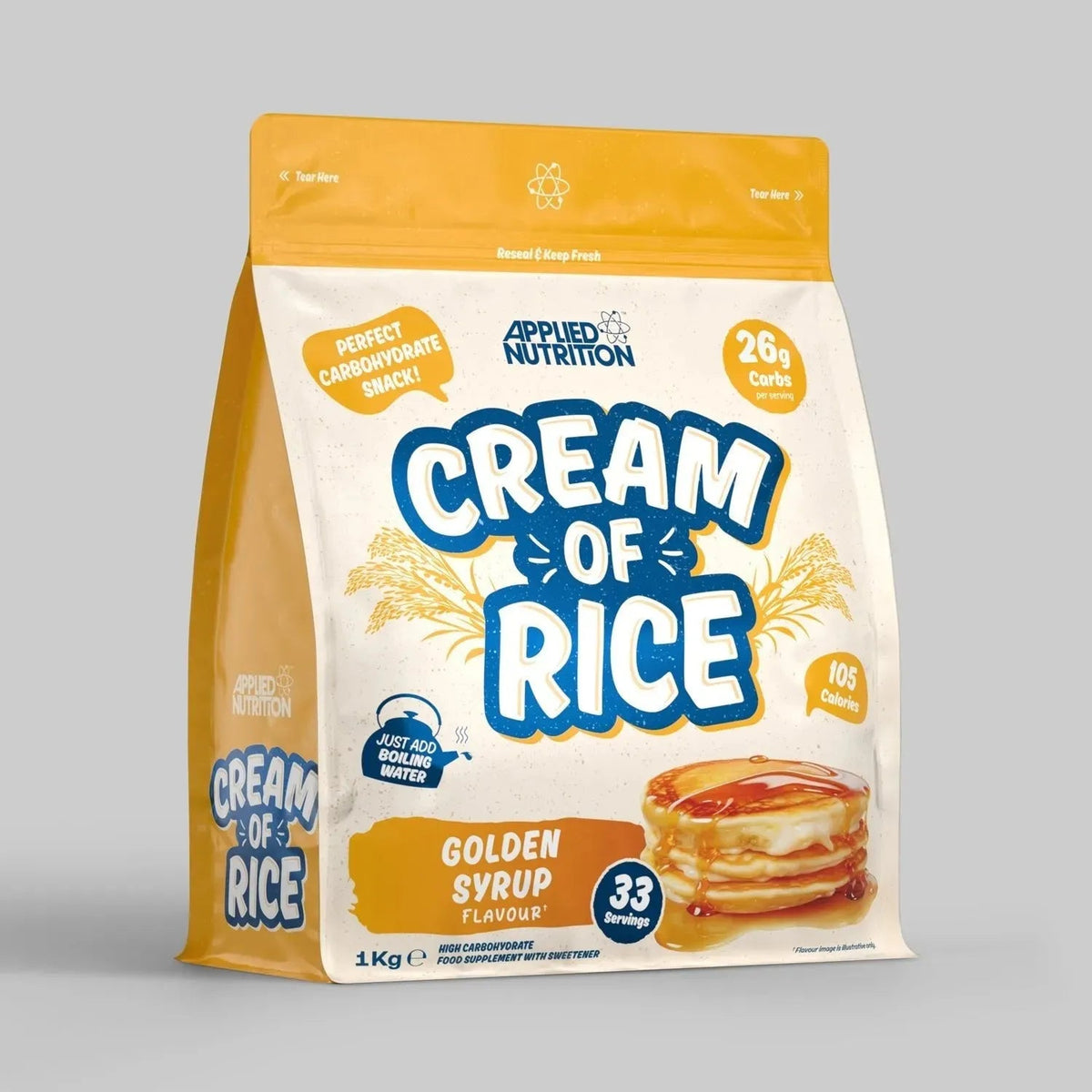 Applied Nutrition Cream Of Rice 1kg — Golden Syrup