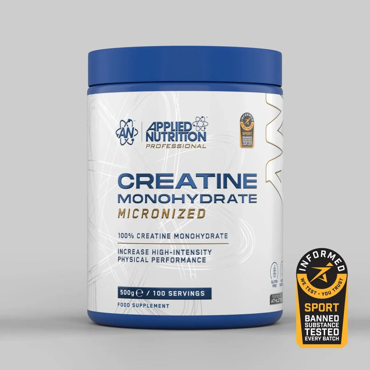 Applied Nutrition Creatine Monohydrate 500g Unflavoured packshot