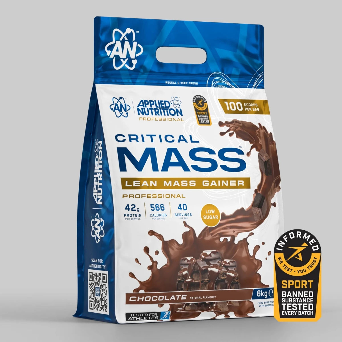 Applied Nutrition Critical Mass Professional 6kg — Chocolate