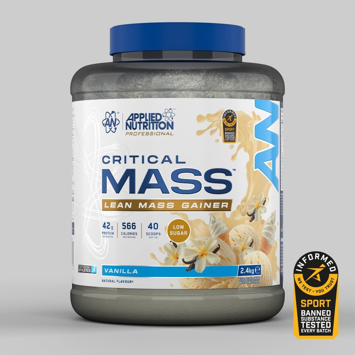 Applied Nutrition Critical Mass Professional 2.4kg — Vanilla