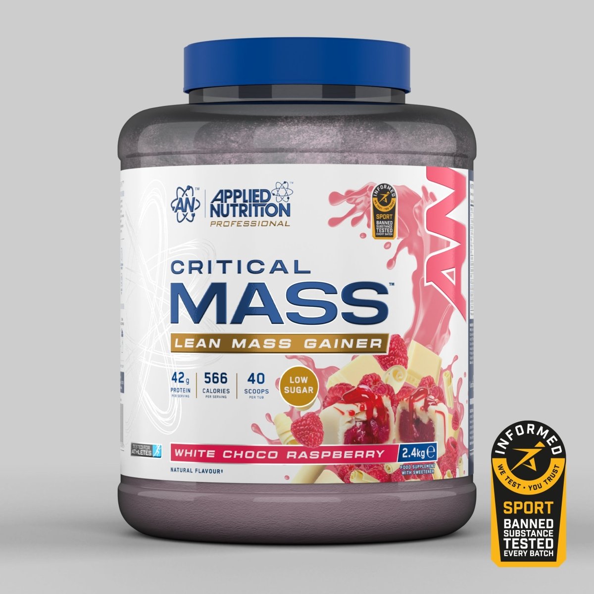 Applied Nutrition Critical Mass Professional 2.4kg — White Chocolate Raspberry