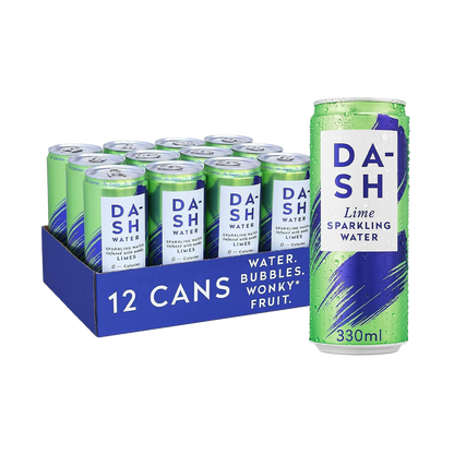 DASH Water 12x330ml Lime packshot