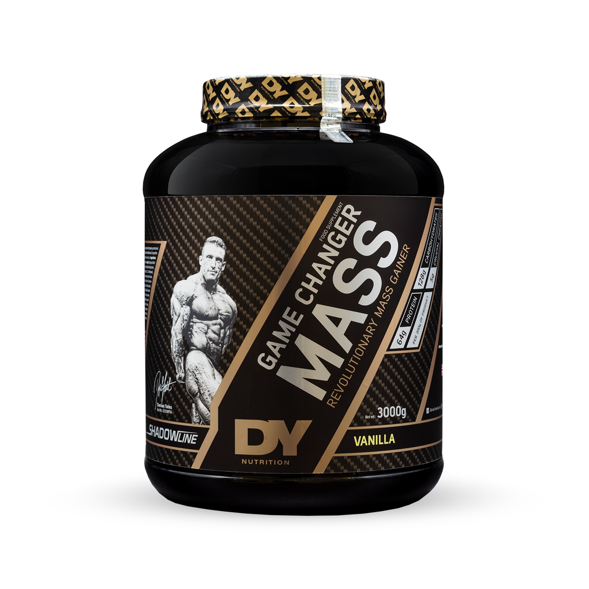 DY Nutrition Game Changer Mass Gainer 3kg - Chocolate product packaging