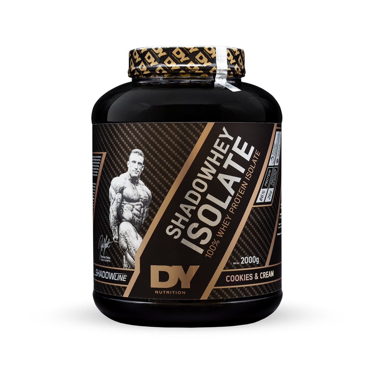 DY Nutrition Shadowhey Isolate 2kg - Chocolate product packaging